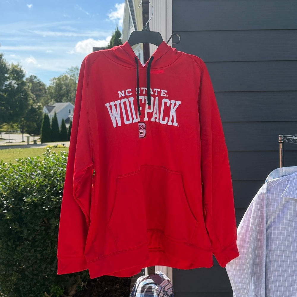 NC State Apparel Red Hoodie